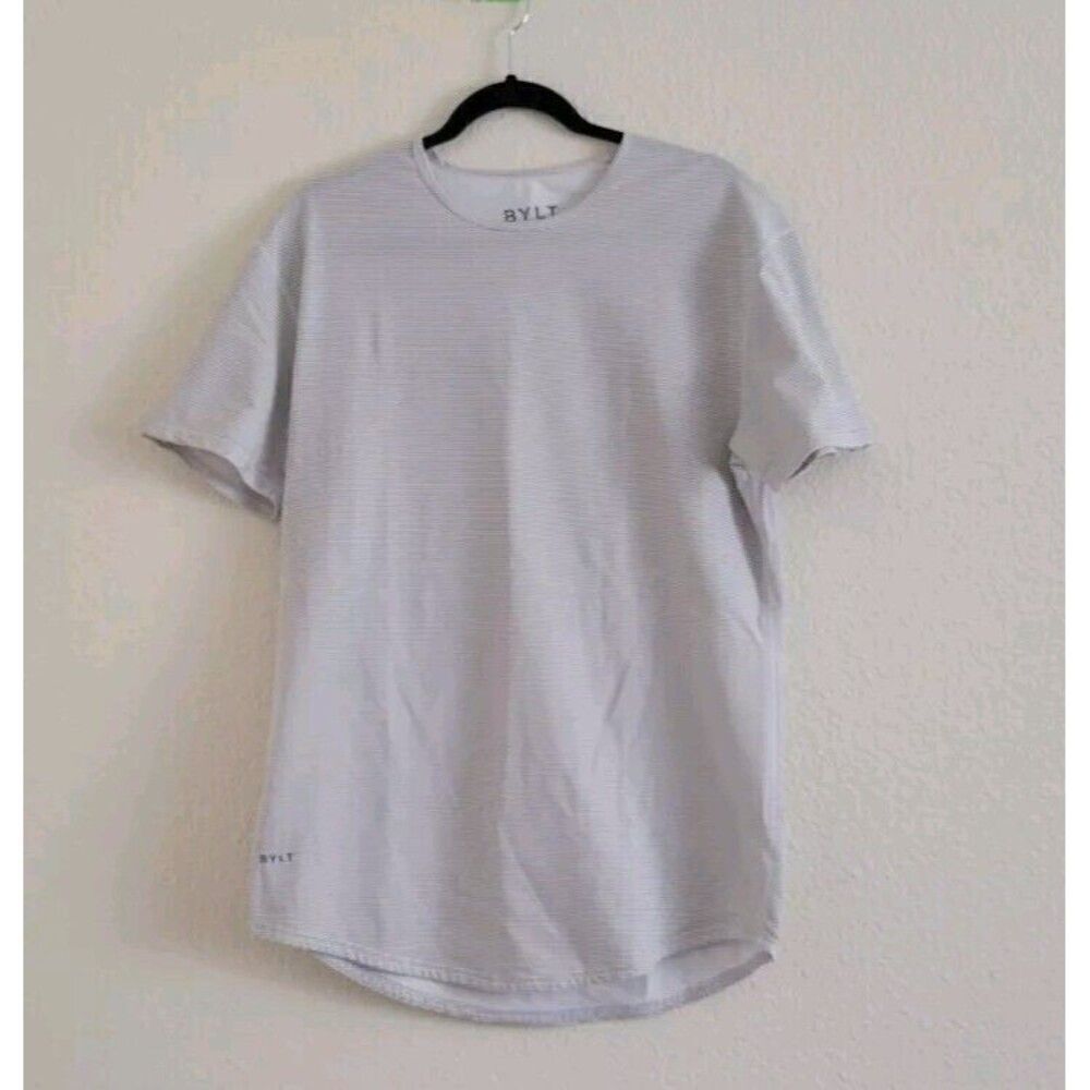BYLT Basics Short Sleeve T-Shirt in Light Gray